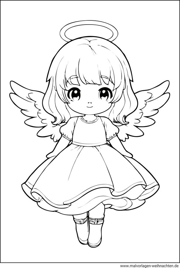 Engel Vorlage zum Ausdrucken